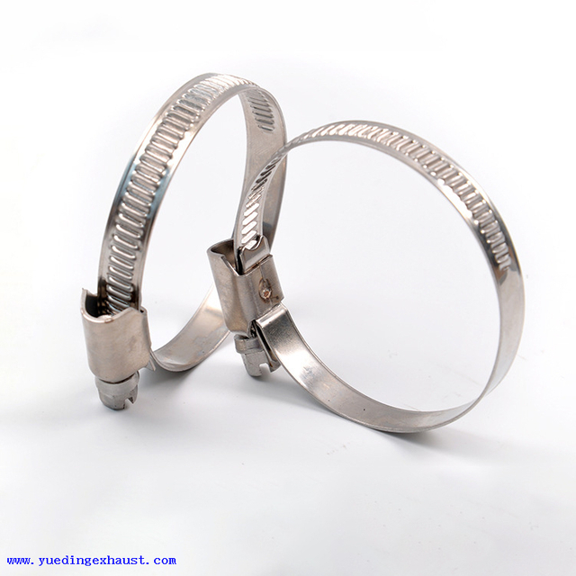 China industrial adjustable Galvanized Hose Clamp manufacturers