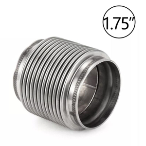 1.75" ID 409 / 304 Corrugated Hose Exhaust Stainless Steel Bellows