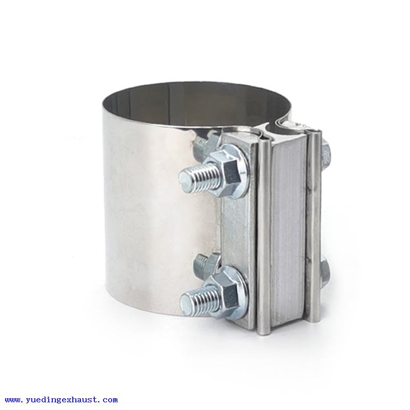 2.5" Inch Stainless Steel Exhaust Flat Band Clamp Butt Joint Clamp